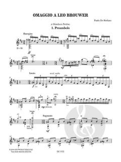 Omaggio A Leo Brouwer von Paolo de Stefano 