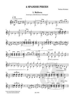 4 Spanish Pieces von Nathan Kolosko 
