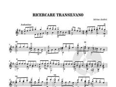 Ricercare Transilvano von Adrian Andrei 
