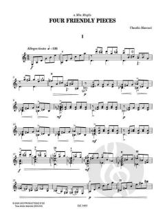 Four Friendly Pieces von Claudio Maccari 