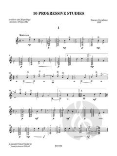 10 Progressive Studies von Franco Cavallone 