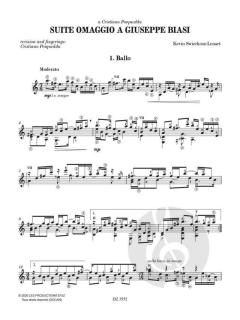 Suite Omaggio A Giuseppe Biasi von Kevin Swierkosz-Lenart 