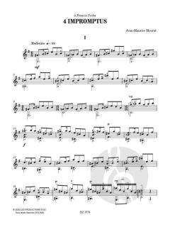 4 Impromptus von Jean-Maurice Mourat 