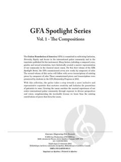 GFA Spotlight Series 1, Compositions 