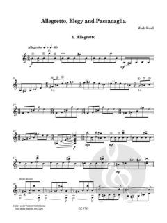 Allegretto, Elegy And Passacaglia von Mark Small 