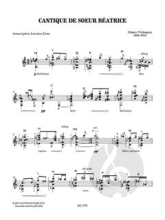 Cantique De Soeur Béatrice - Canzone Strana von Glauco Velasquez 