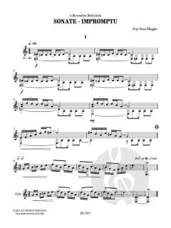 Sonate Impromptu von Guy-Jean Maggio 