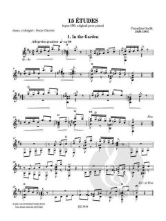 15 Études von Cornelius Gurlit 