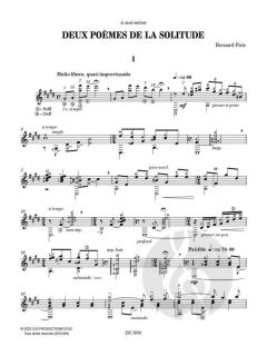 Deux Poèmes De La Solitude von Bernard Piris 