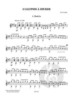 5 Calypsos À Zouker von Yves Carlin 