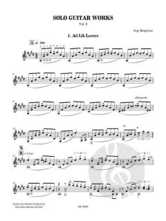 Solo Guitar Works 3 von Guy Bergeron 