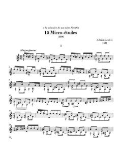 15 Micro-études von Adrian Andrei 
