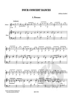 Four Concert Dances von Adrian Andrei 