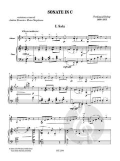 Sonate in C von Ferdinand Rebay 