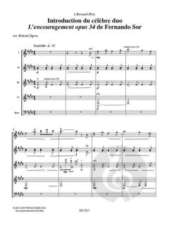 Introduction du célèbre duo L'Encouragement von Fernando Sor 