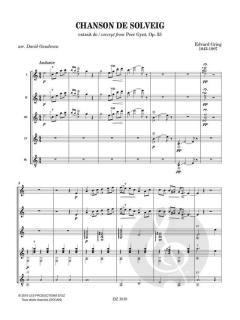 Chanson De Solveig von Edvard Grieg 