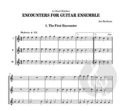 Encounters for Guitar Ensemble von Jan Bartlema 