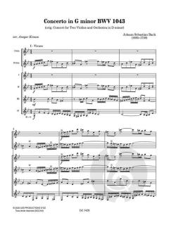Concerto in G minor BWV von Johann Sebastian Bach 