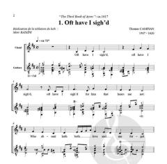 The Third Book of Ayres von T. Campian 