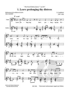 The Fourth Book of Ayres von T. Campian 