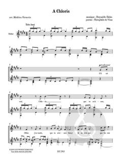 4 mélodies von Reynaldo Hahn 