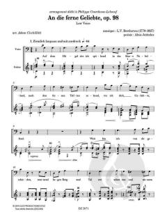 An Die Ferne Geliebte op. 98 von Ludwig van Beethoven 