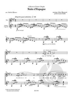 Nuits d'Espagne von Jules Massenet 