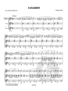 Canarios von Gaspar Sanz 