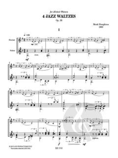 4 Jazz Waltzes von Mark Houghton 