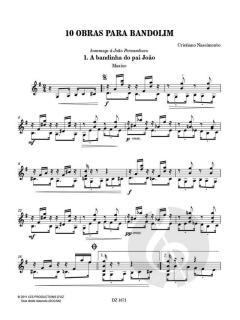 10 Obras para bandolim von Cristiano Nascimento 