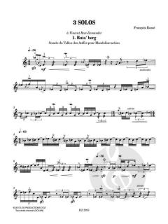 3 Solos von François Rossé 