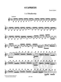 6 Capricen von Daniel Ahlert 