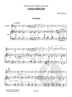 4 Bagatelles von Marc Eychenne 