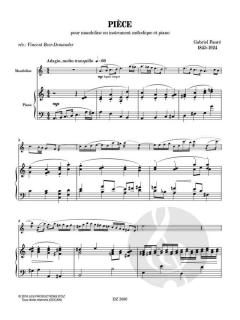 Pièce von Gabriel Fauré 