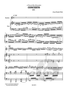 Concerto (Réduction De Piano) von Jean-Claude Petit 
