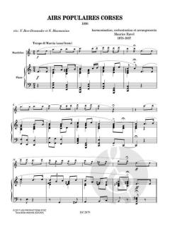 Airs Populaires Corses von Maurice Ravel 