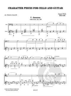 Character Pieces for Cello and Guitar von August Nölck 