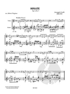 Sonate op. 5, No. 7 von Arcangelo Corelli 