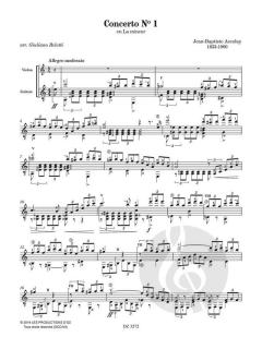 Concerto No.1 von Jean-Baptiste Accolay 