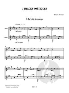 7 Images poétiques von Gilbert Clamens 
