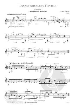 Danzas Rituales y Festivas 2 von Leo Brouwer 