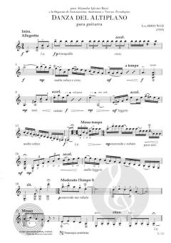 Danza del altiplano von Leo Brouwer 