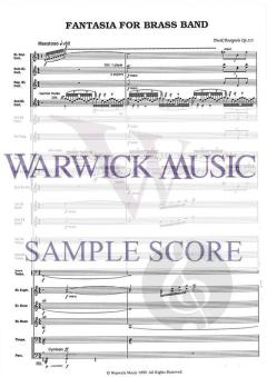 Fantastia for Brass Band von Derek Bourgeois 