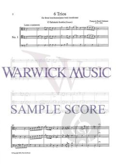 Six Trios von Francois Rene Gebauer 