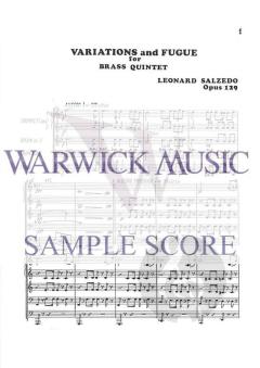 Variations and Fugue on a Theme of Rossini von Leonard Salzedo 