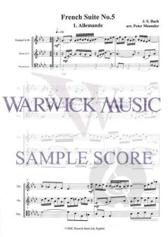 French Suite No. 5 von Johann Sebastian Bach 