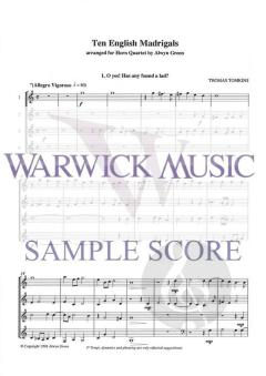 Ten English Madrigals von Alwyn Green 