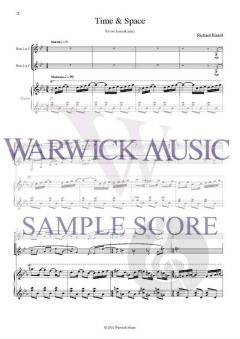 Time and Space French Horn duet von Richard Bissill 