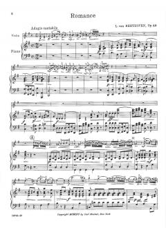 Two Romances von Ludwig van Beethoven 