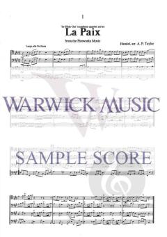 La Paix von George Frederic Handel 